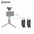 Беспроводной микрофон BOYA BY-WM4 PRO-K2, совместимый со смартфонами DSLR камеры, видеокамеры